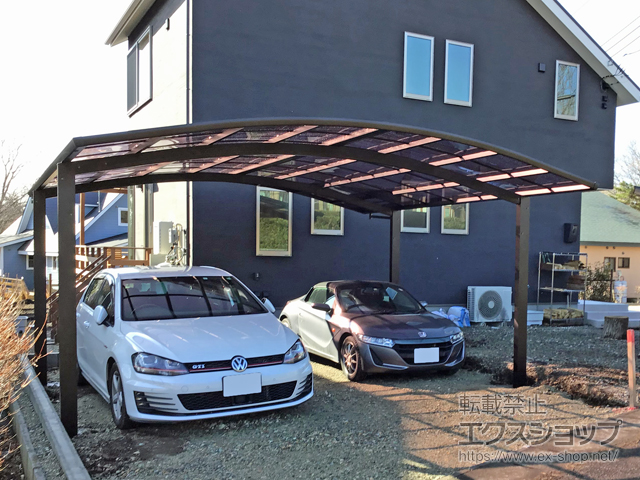 栃木県那須郡那須町ののカーポート レイナツインポートグラン　積雪〜20cm対応 施工例