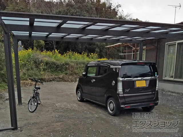 宮崎県都城市のValue Selectのカーポート ソリッドポート ワイド 積雪～20cm対応 施工例