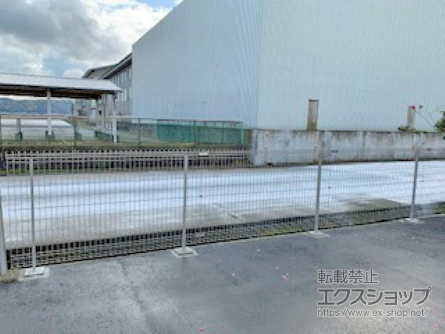石川県金沢市ののフェンス・柵 メッシュフェンス G10 自由柱 施工例