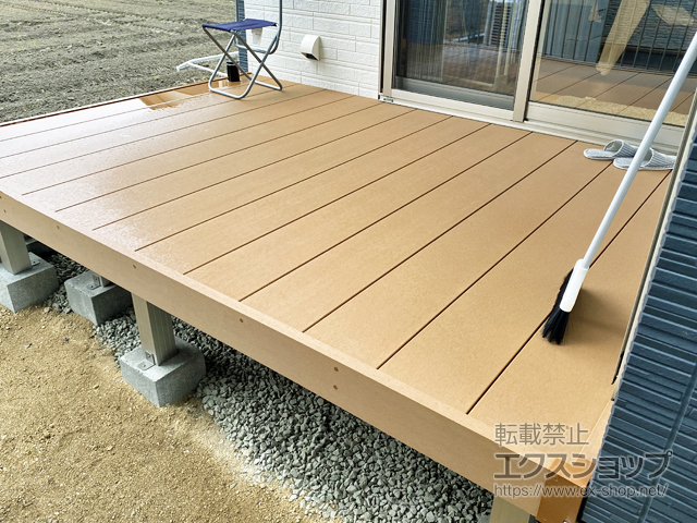 広島県福山市ののウッドデッキ リウッドデッキ 200 施工例