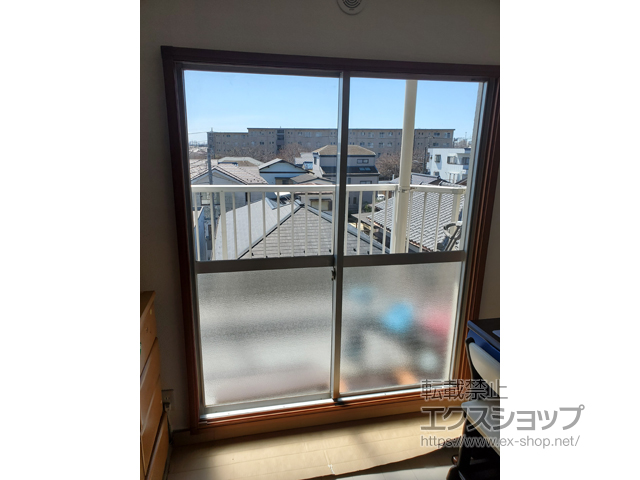 千葉県習志野市のの二重窓（内窓） インプラス ダストバリア仕様 引違い窓 2枚建 施工例