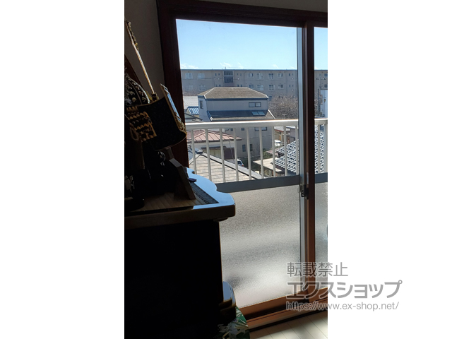 千葉県習志野市のの二重窓（内窓） インプラス ダストバリア仕様 引違い窓 2枚建 施工例