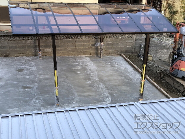 徳島県三好郡東みよし町ののカーポート レイナツインポートグラン　積雪〜20cm対応 施工例