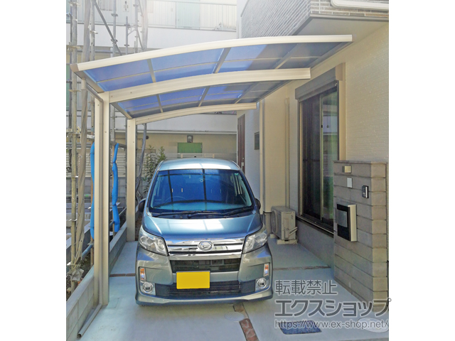 大阪府門真市ののカーポート プレシオスポート 積雪〜20cm対応 施工例