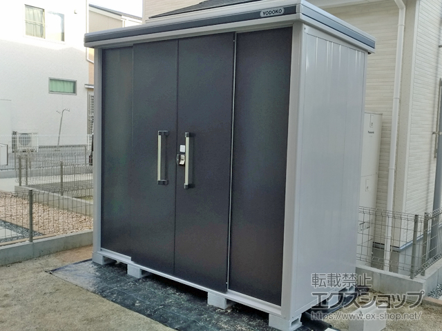 兵庫県伊丹市のの物置・屋外倉庫 エルモ 一般型 2570×1170×2361（LMD-2511H） LMD-2511H-SM 施工例