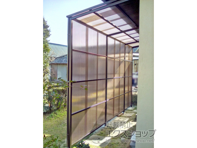 愛知県稲沢市ののストックヤード オイトック 波板囲い 基本タイプ 連棟 積雪〜20ｃｍ対応 施工例