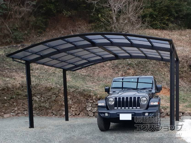 愛媛県大洲市ののカーポート レイナツインポートグラン　積雪〜20cm対応 施工例