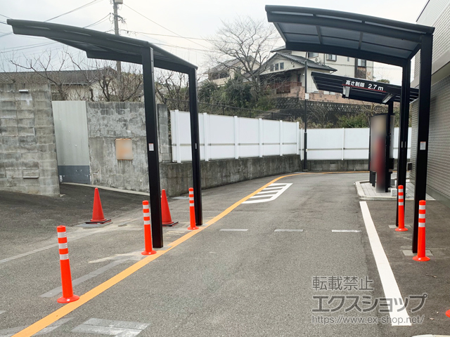 ののサイクルポート・駐輪場 ネスカRミニ (ラウンドスタイル) 積雪〜20cm対応 施工例