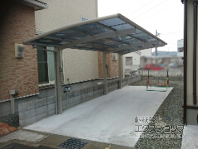 兵庫県高砂市ののカーポート レイナポートグラン 延長　積雪〜20cm対応 施工例