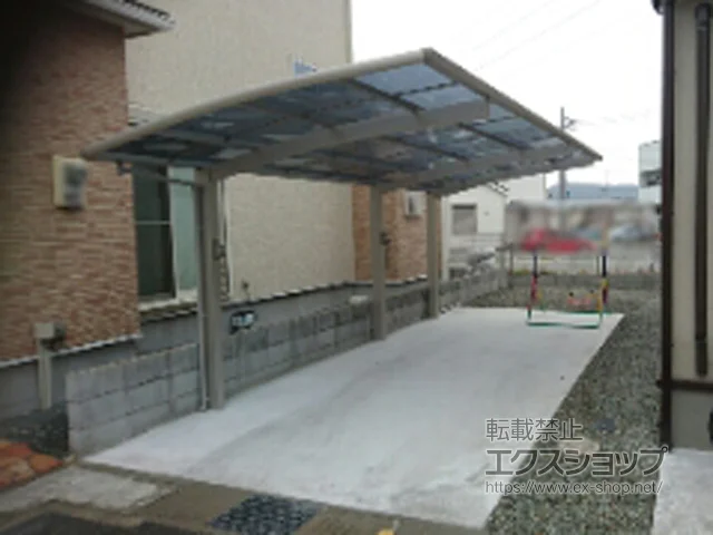 兵庫県高砂市のYKKAPのカーポート レイナポートグラン 延長　積雪～20cm対応 施工例