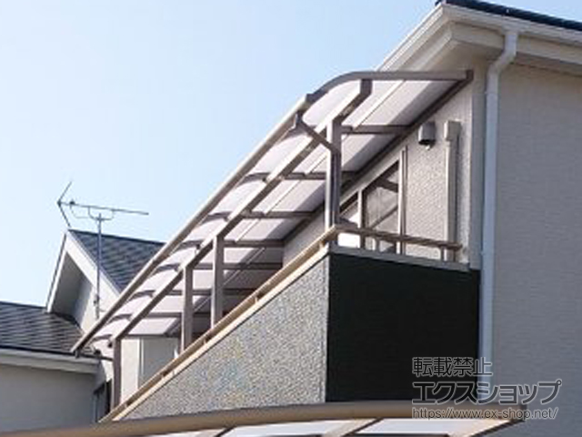愛知県豊川市ののバルコニー・ベランダ屋根 スピーネ R型 屋根タイプ 単体 積雪〜20cm対応 施工例