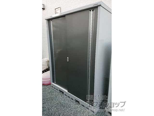 兵庫県姫路市のの物置・屋外倉庫 シンプリー 一般型 1520×755×1903 MJX-157E-P-PG 施工例