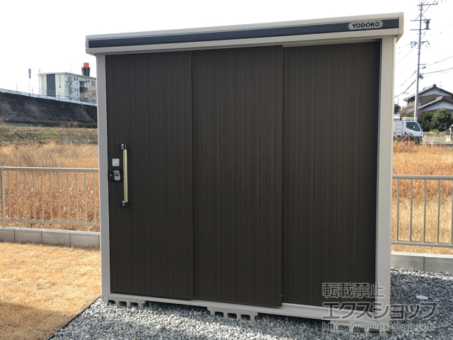 岐阜県大垣市のの物置・屋外倉庫 エルモ 一般型 2220×1520×2120 LMD-2215-DW 施工例