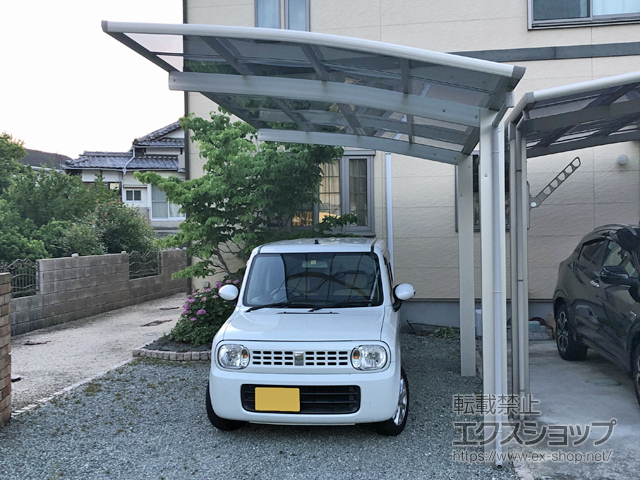 兵庫県姫路市ののカーポート プレシオスポート 積雪〜20cm対応 施工例