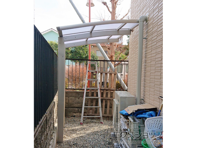 東京都三鷹市ののサイクルポート・駐輪場 レイナポートグランミニ 積雪〜20cm対応 施工例