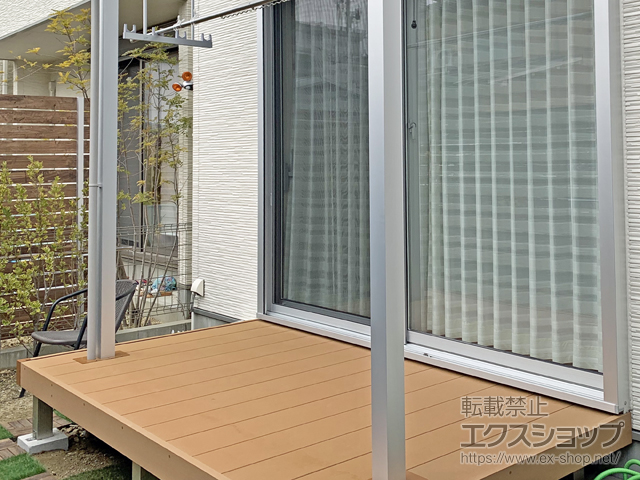 愛知県春日井市ののウッドデッキ リウッドデッキ 200 施工例