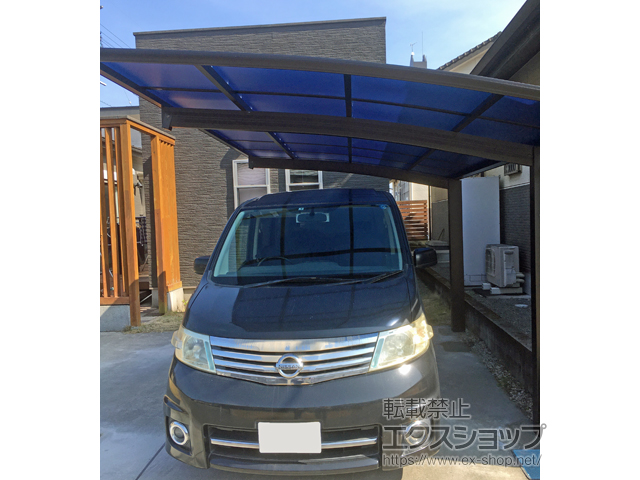 鹿児島県姶良市ののカーポート プレシオスポート 積雪〜20cm対応 施工例