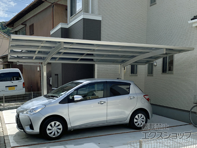 静岡県静岡市ののカーポート プレシオスポート 積雪〜20cm対応 施工例