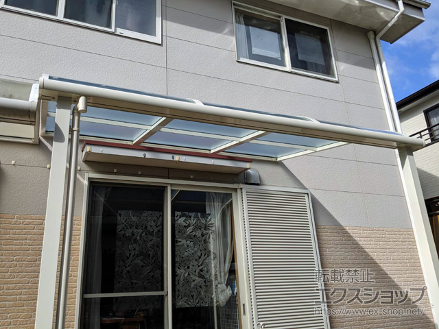 三重県桑名市ののテラス屋根 スピーネ R型 テラスタイプ 単体 積雪〜20cm対応 施工例
