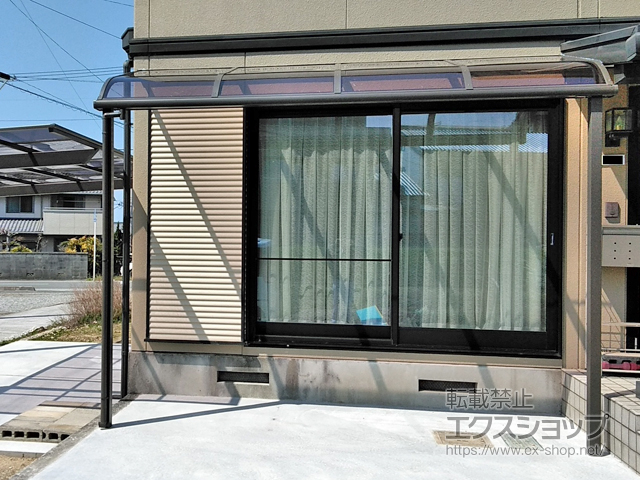 愛媛県伊予市ののテラス屋根 スピーネ R型 テラスタイプ 単体 積雪〜20cm対応 施工例