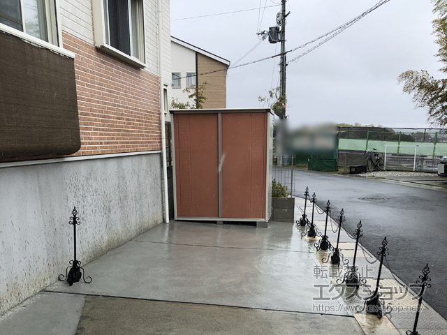 奈良県北葛城郡上牧町のの物置・屋外倉庫 グランプレステージジャンプ( GP-177A-F-TR) 施工例