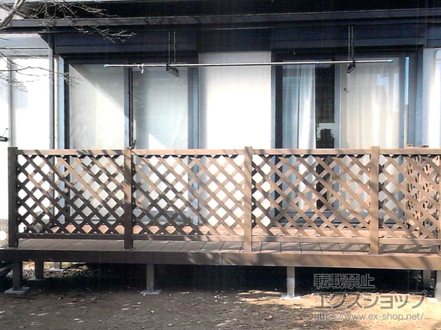 大分県大分市ののウッドデッキ リウッドデッキ 200 施工例