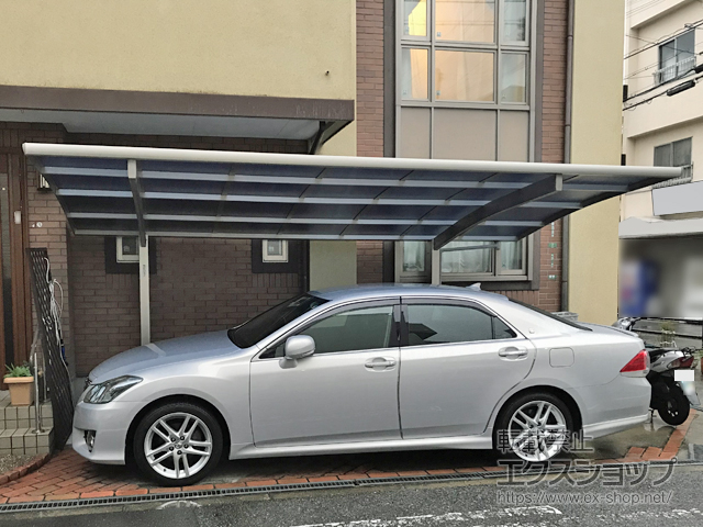 大阪府大阪市ののカーポート プレシオスポート 積雪〜20cm対応 施工例