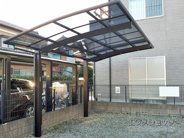 埼玉県さいたま市ののカーポート プレシオスポート 積雪〜20cm対応 施工例