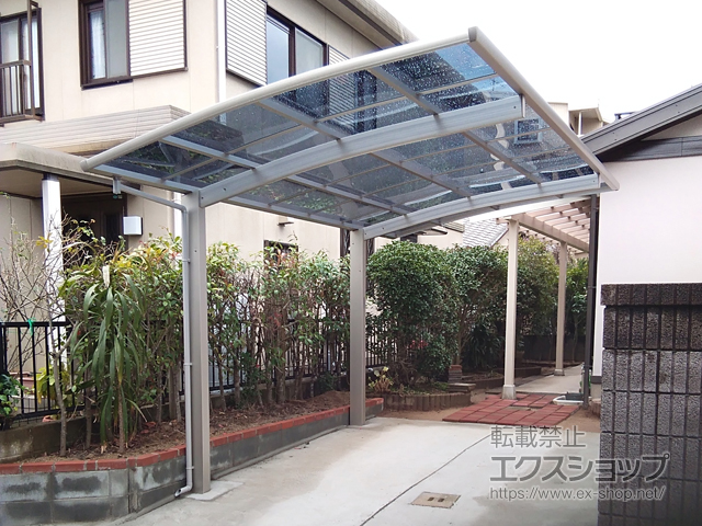 福岡県糸島市ののカーポート プレシオスポート 積雪〜20cm対応 施工例