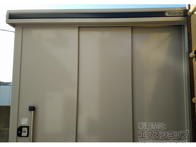 神奈川県鎌倉市のの物置・屋外倉庫 エルモ 一般型 1870×1170×2361 LMD-1811H-CB 施工例