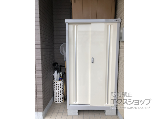 大阪府豊中市のの物置・屋外倉庫 シンプリー 一般型 （MJX-096D） 施工例