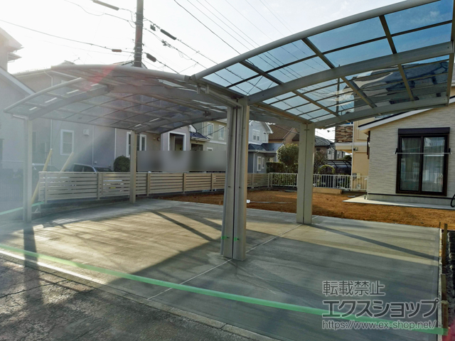 千葉県柏市ののカーポート レイナポートグラン　積雪〜20cm対応 施工例