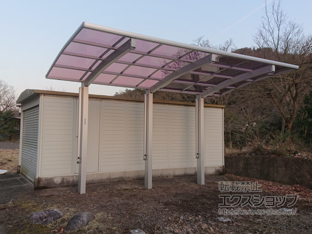 京都府船井郡京丹波町ののカーポート レイナポートグラン50 積雪〜50cm対応 施工例