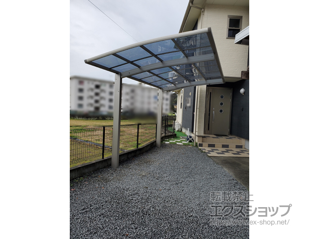 大分県日田市ののカーポート プレシオスポート 積雪〜20cm対応 施工例