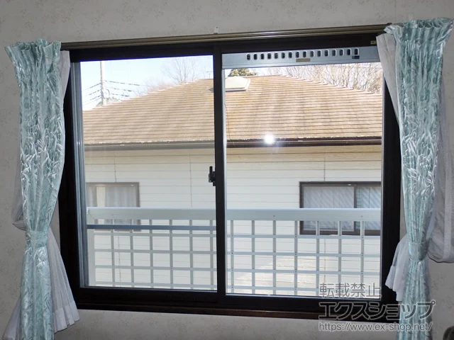 茨城県土浦市のLIXIL リクシル（トステム）の内窓（二重窓・二重サッシ） インプラス ダストバリア仕様 引違い窓 2枚建 施工例