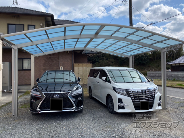 山口県山陽小野田市ののカーポート レイナツインポートグラン　積雪〜20cm対応 施工例