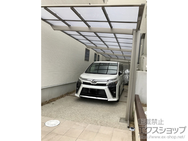 愛知県名古屋市ののカーポート ソリッドポート 縦連棟 積雪〜20cm対応 施工例