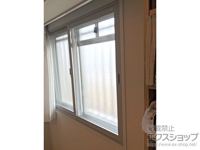 東京都荒川区のの二重窓（内窓） インプラス ダストバリア仕様 引違い窓 2枚建 施工例