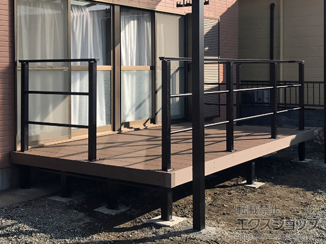 千葉県君津市ののウッドデッキ リウッドデッキ 200 施工例