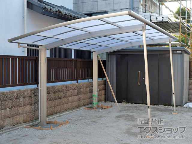 埼玉県さいたま市ののカーポート プレシオスポート 積雪〜20cm対応 施工例