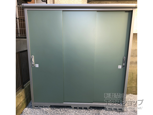 神奈川県川崎市のの物置・屋外倉庫 エスモ 一般型 1950×900×1959（ESE-1909A） ESE-1909A-EG 施工例