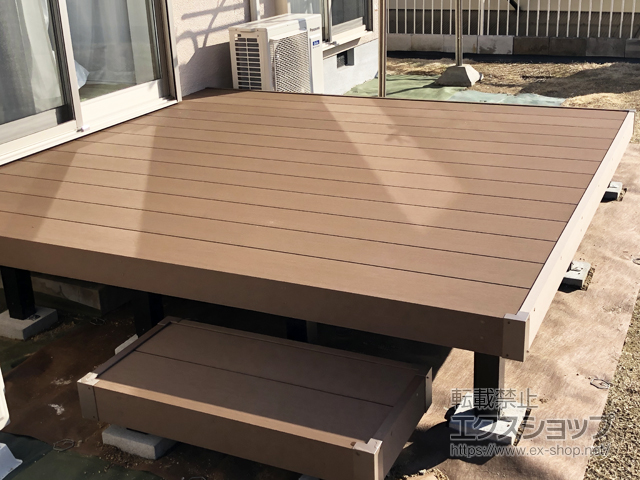 奈良県北葛城郡王寺町ののウッドデッキ リウッドデッキ 200 施工例