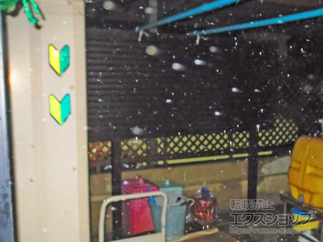 愛知県豊田市ののフェンス・柵 ミエーネフェンス 目隠しルーバータイプ 2段支柱 自立建て用 施工例