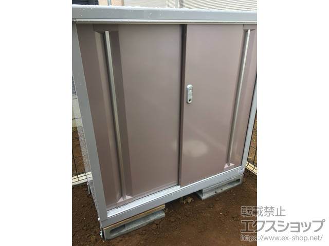 千葉県流山市のの物置・屋外倉庫 シンプリー 一般型1100×515×1103 ( MJX-115BP-AR ) 施工例