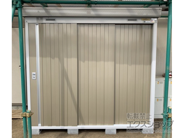 埼玉県越谷市のの物置・屋外倉庫 ネクスタ 一般型 2210×950×2020（NXN-21S） NXN-21S-MB 施工例