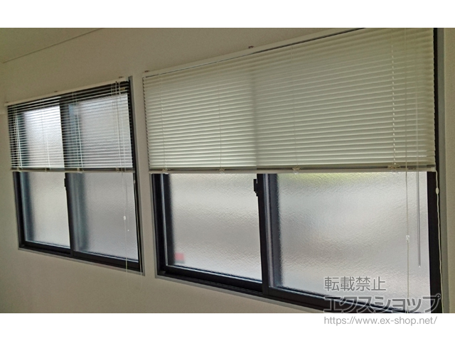 福岡県豊前市のの二重窓（内窓） インプラス ダストバリア仕様 引違い窓 変則2枚建 施工例