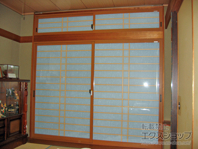 群馬県伊勢崎市のの二重窓（内窓） プラメイクEII 引違い窓 2枚建 施工例