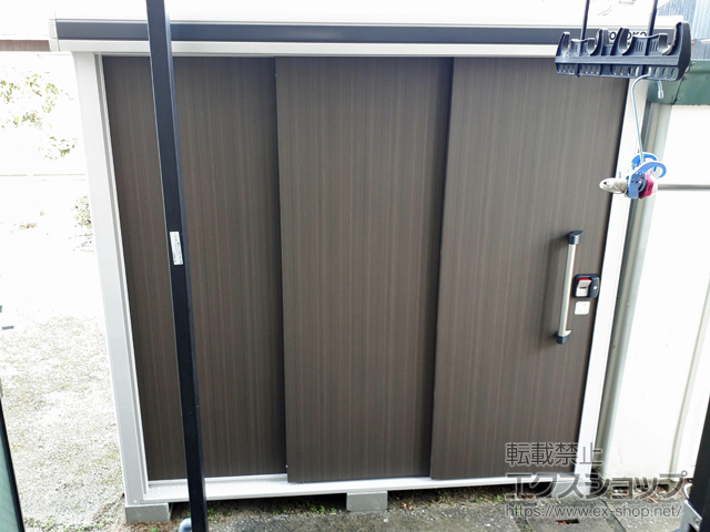 愛媛県松山市のの物置・屋外倉庫 エルモ 一般型 2220×2220×2117（LMD-2222） LMD-2222-DW 施工例