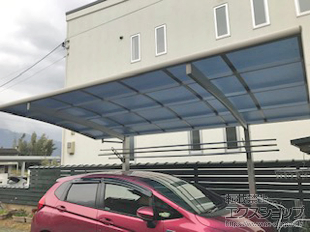 福岡県うきは市ののカーポート プレシオスポート 積雪〜20cm対応 施工例
