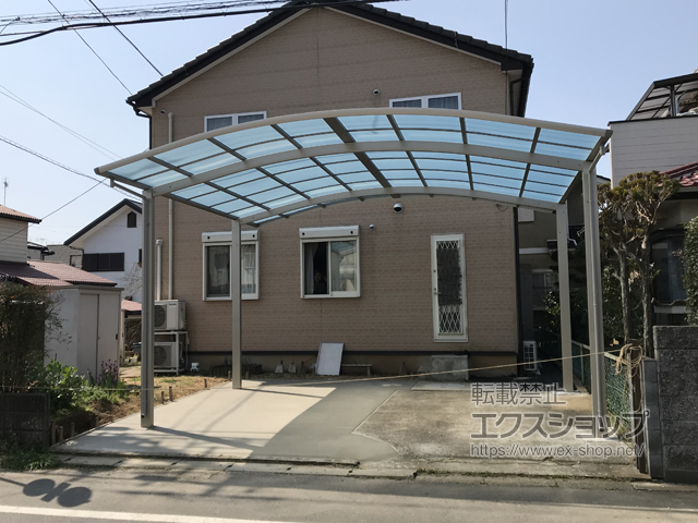 茨城県牛久市ののカーポート レイナツインポートグラン　積雪〜20cm対応 施工例